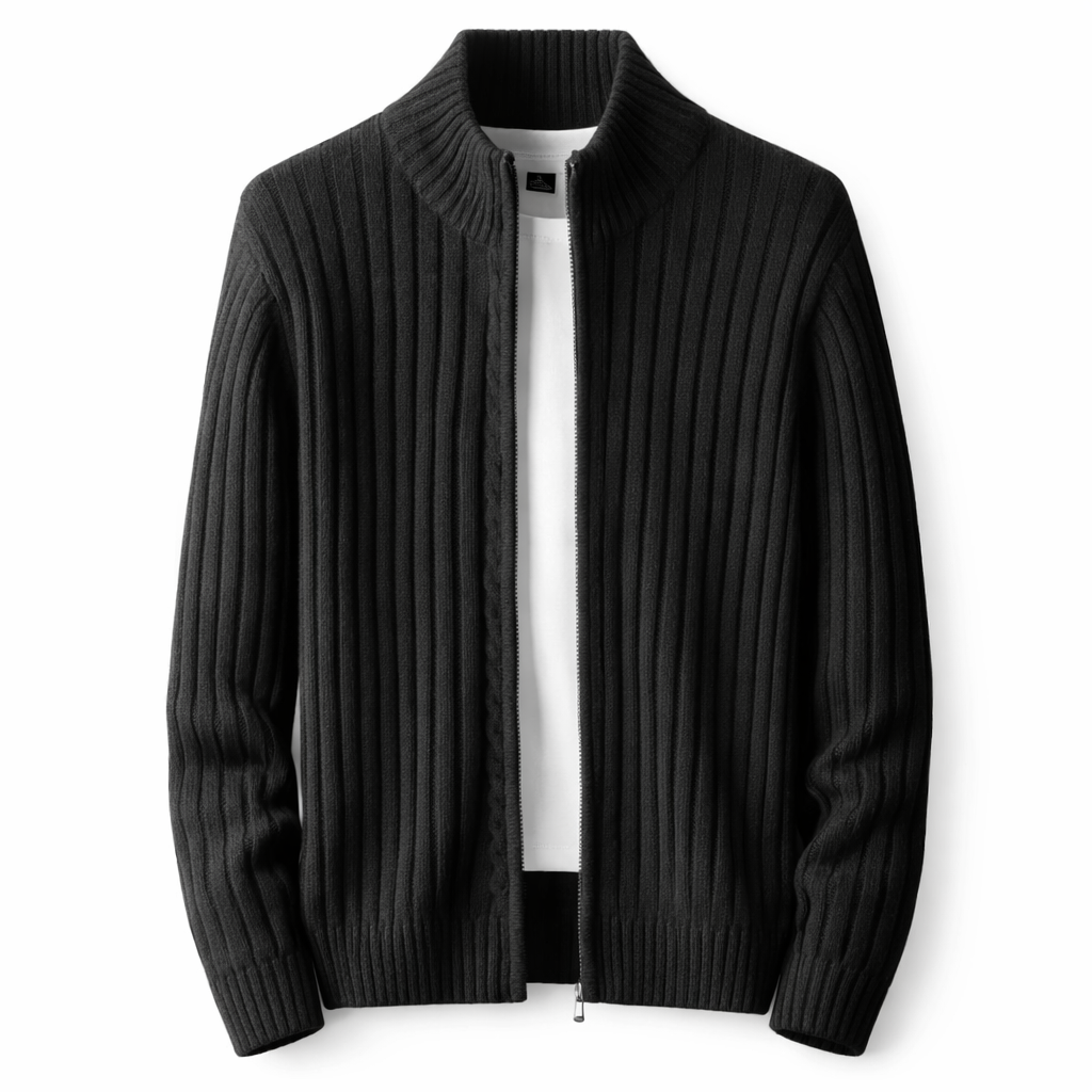 Jaap | Gebreid Vest met Rits