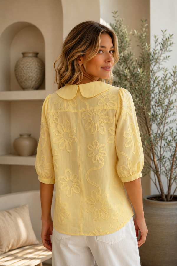 Demi | Bloemen Blouse