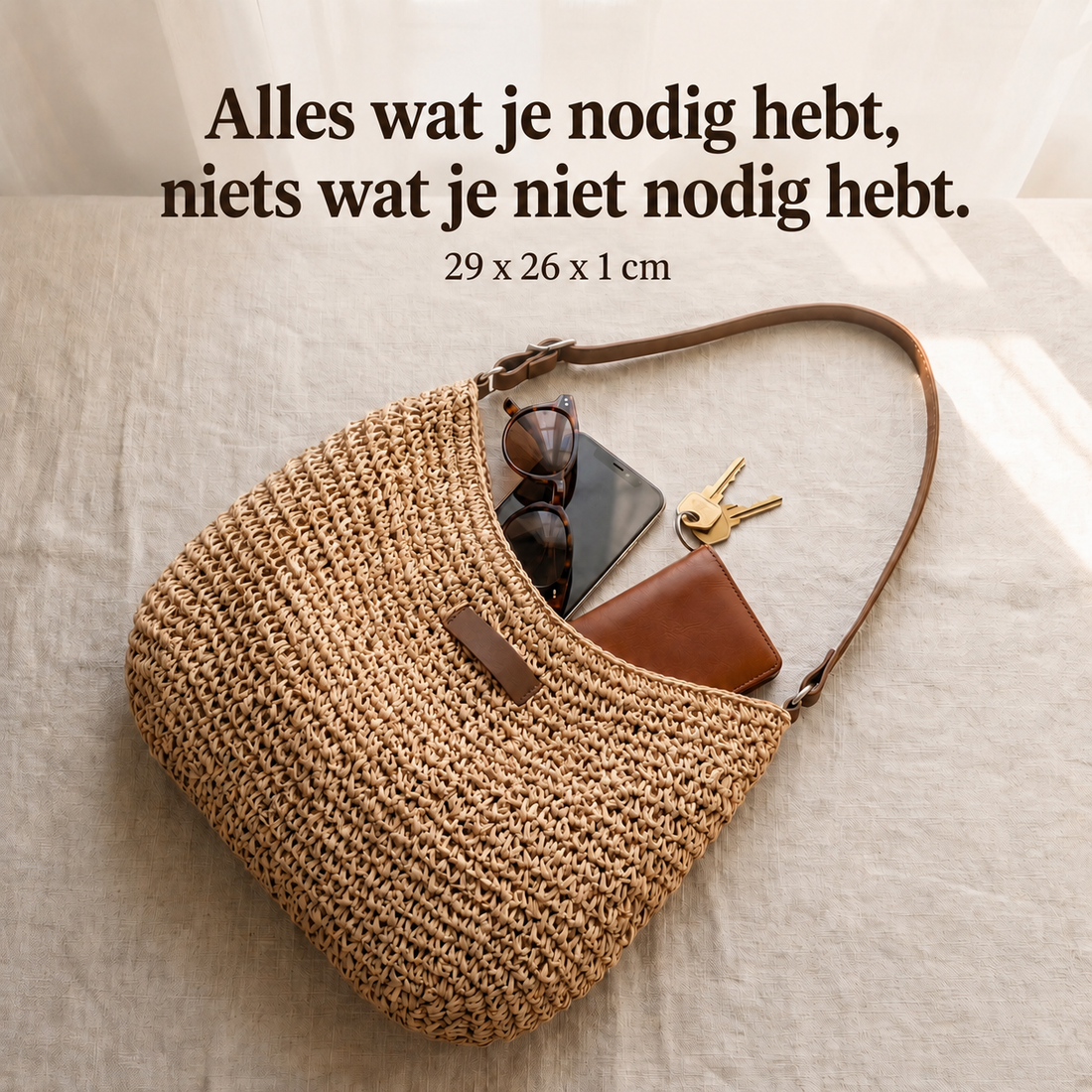 Valentina | Elegante Gevlochten Tas