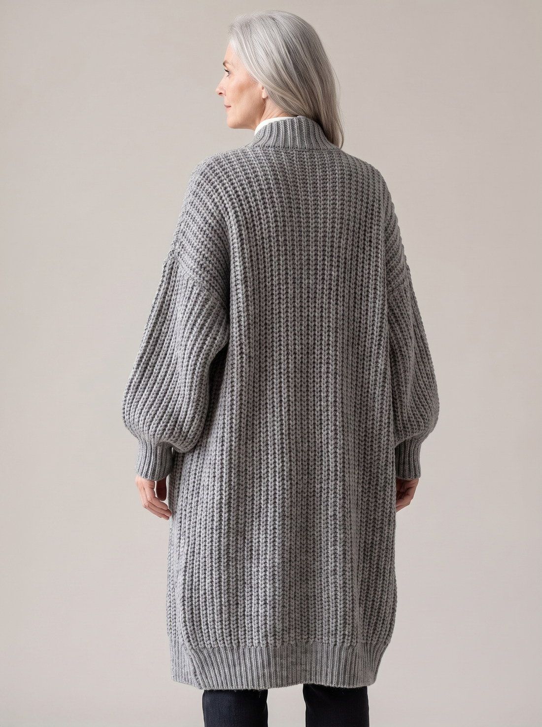 Lenie | Lang Vest met Zakken