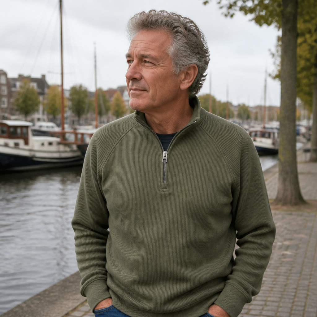 Wouter | Trui met Korte Rits
