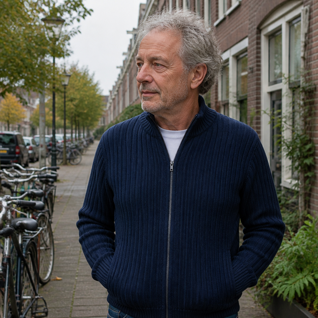 Jaap | Gebreid Vest met Rits