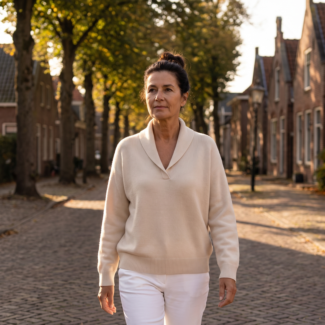 Nienke | Trui met Sjaalkraag