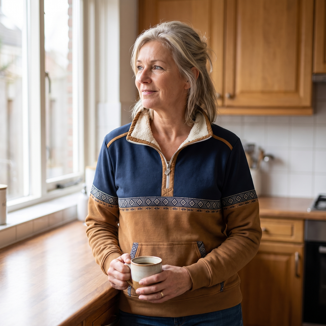 Gerrie | Trui met Halve Rits