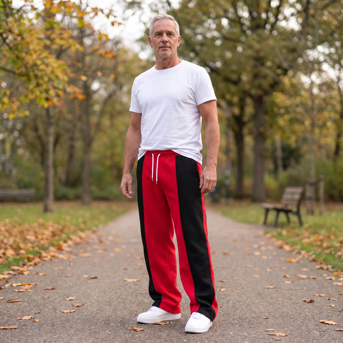 Rinus | Tweekleurige Joggingbroek