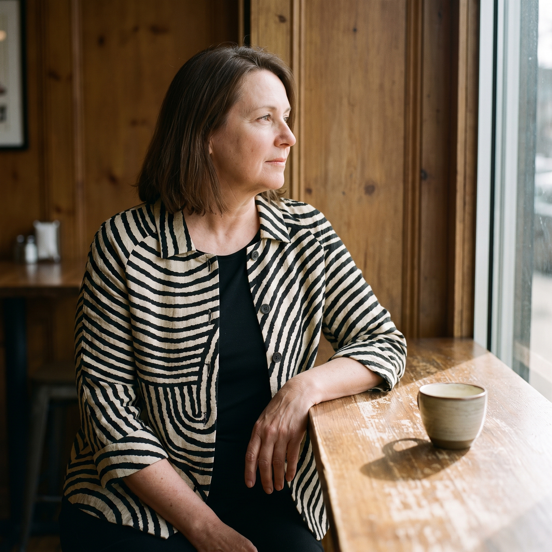 Nicolien | Gestreepte Blazer