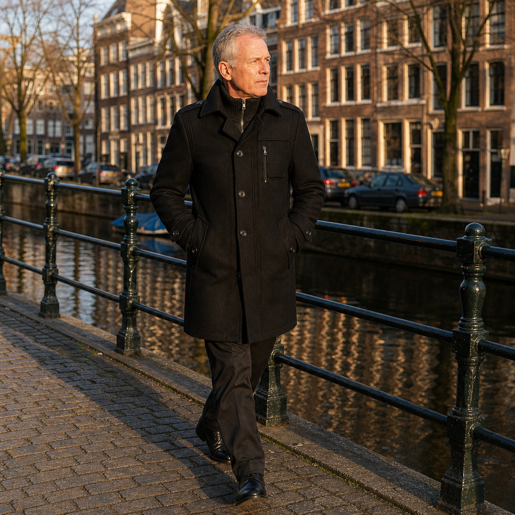 Henk | Lange Jas met Reverskraag