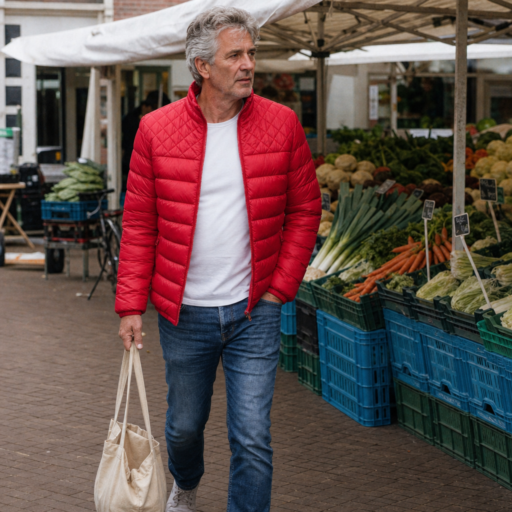 Anton Jas sfeerbeeld op de markt