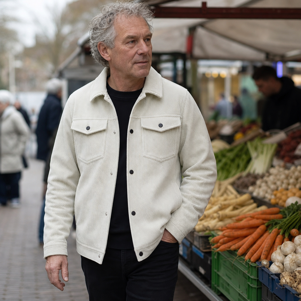 Sybren Jack sfeerbeeld op de markt