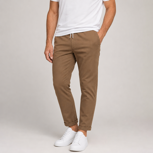 Sietse | Smalle Pantalon met Koord