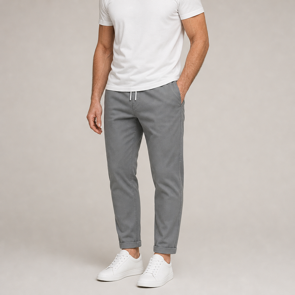 Sietse | Smalle Pantalon met Koord