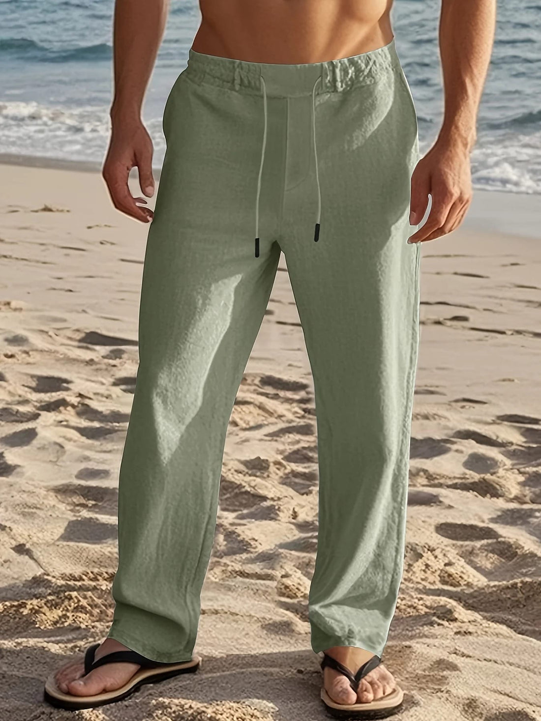 André | Bordeaux Linnen Broek
