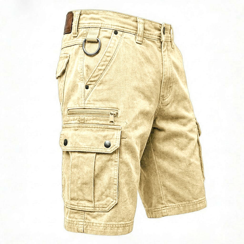 Pieter | Functionele Denim Cargo Shorts