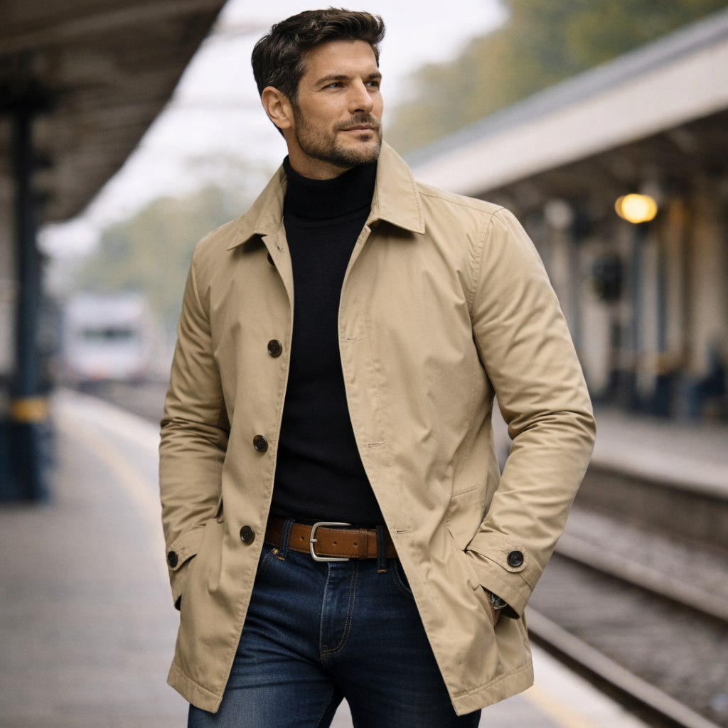 Van Straaten™ Wilvaro Luxe Heren Mantel