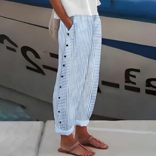 Lina | Gestreepte Broek