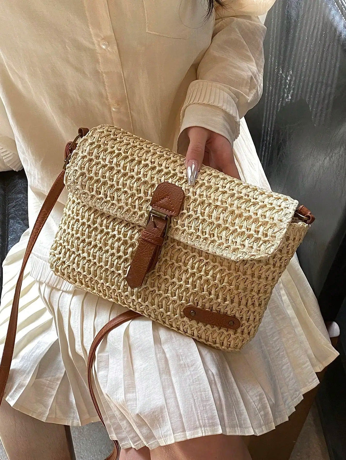 Fleur | Elegante Gevlochten Tas