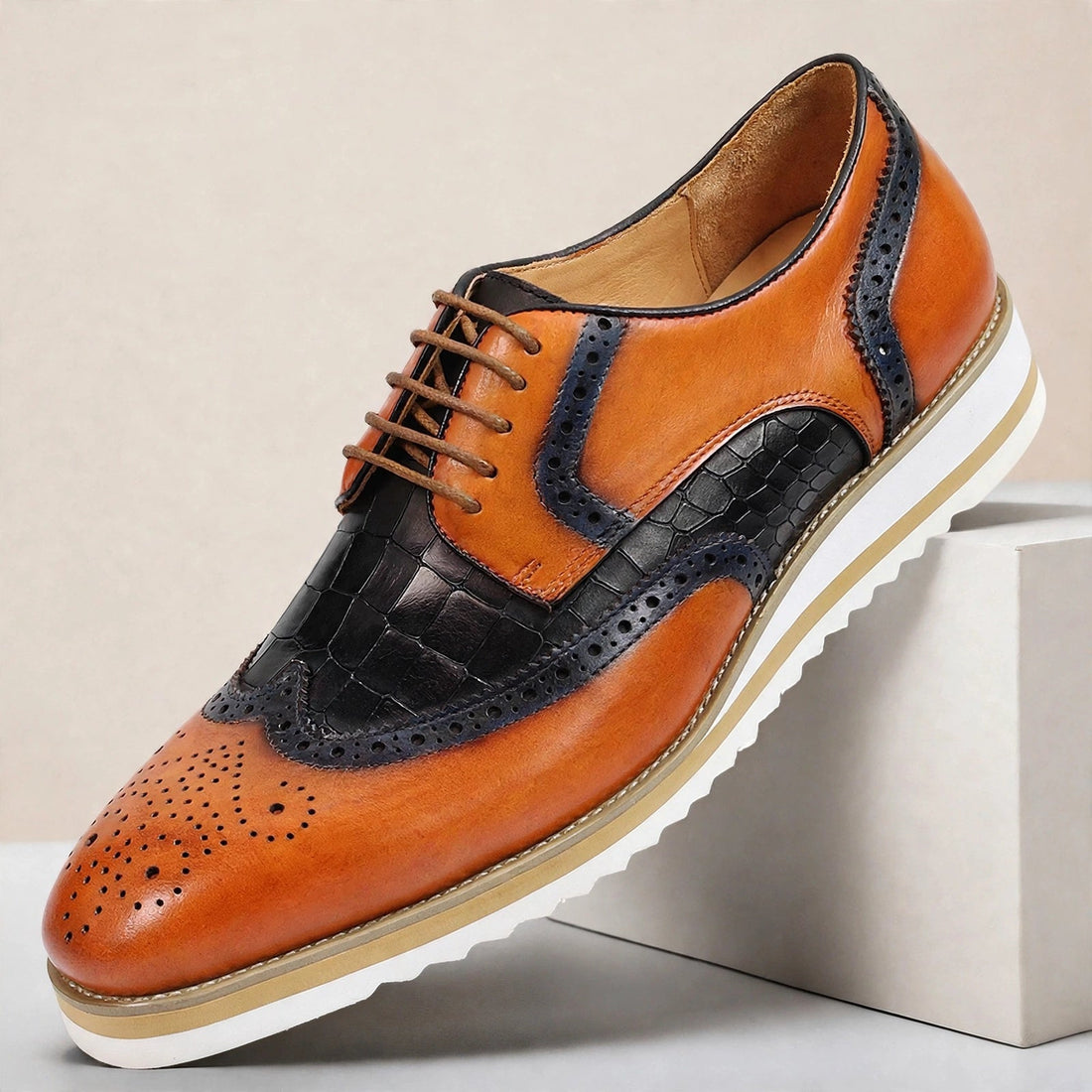 Viktor | Leren Oxford Veterschoenen