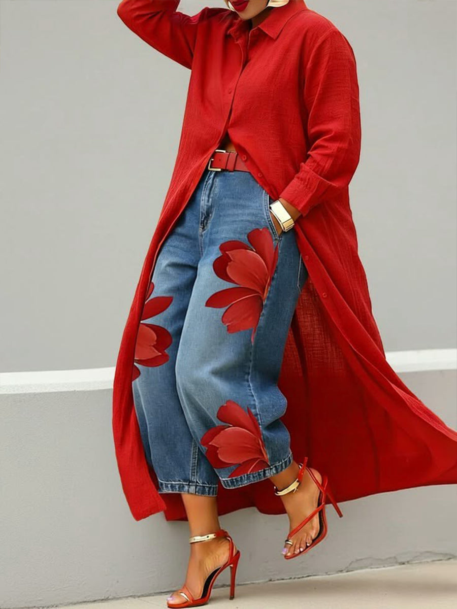 Van Straaten Serena Floral Broek