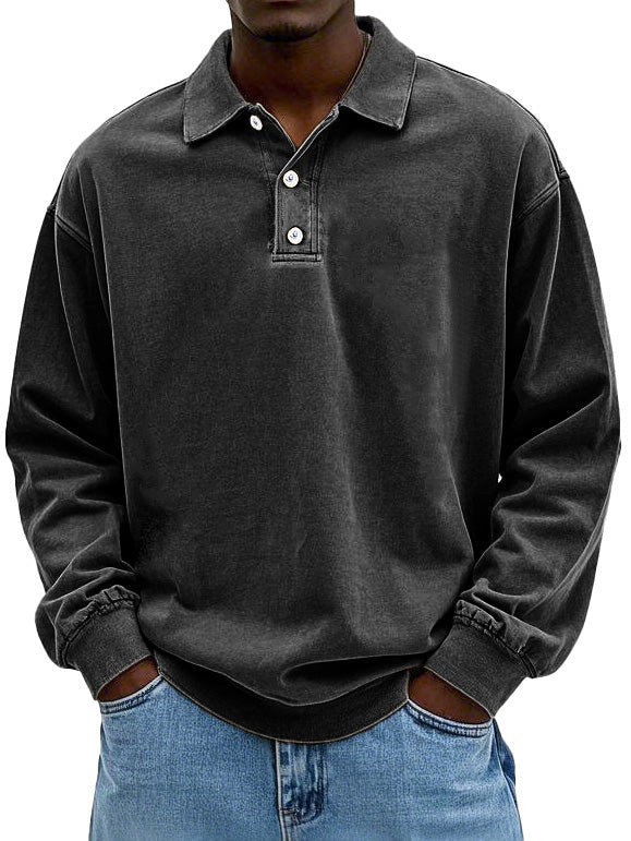 Simon | Poloshirt met Lange Mouw (Nu 1+1 Gratis!)