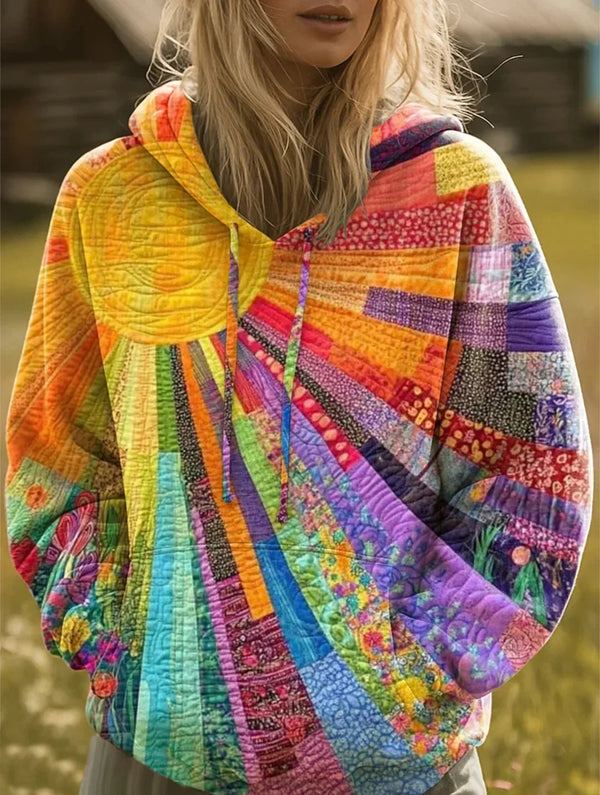 Daniëlle | Boheems Patchwork Hoodie