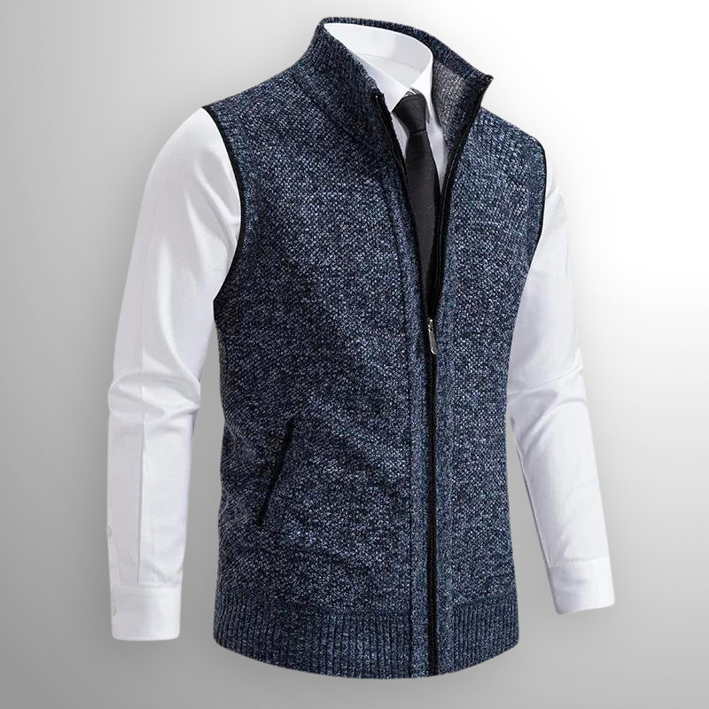 Arie | Mouwloos Vest met Rits