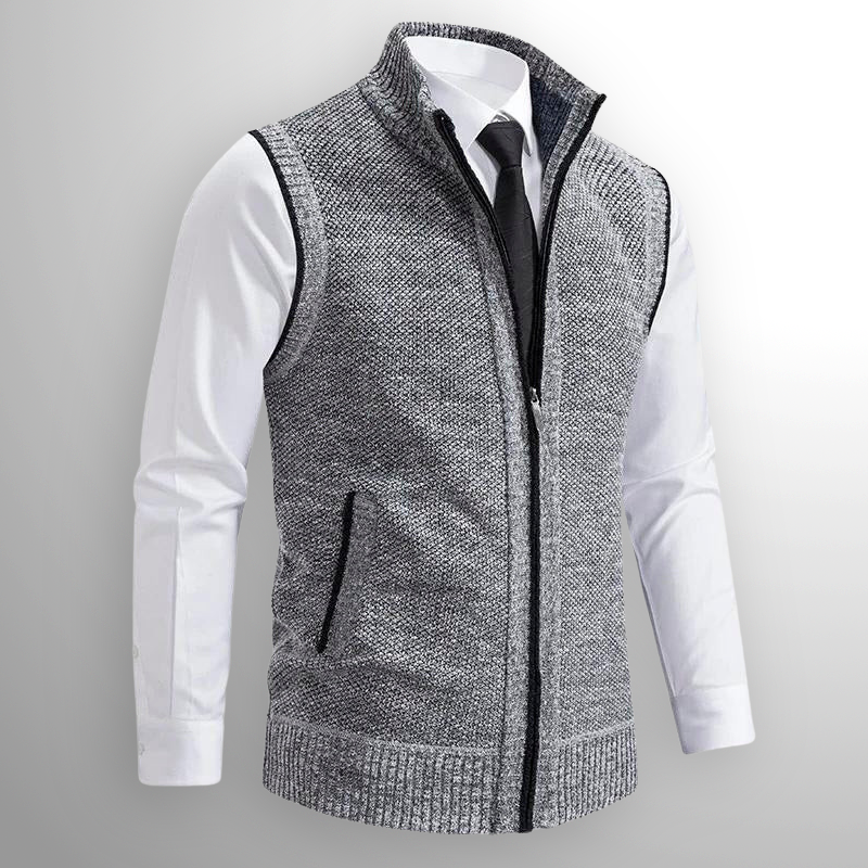 Arie | Mouwloos Vest met Rits
